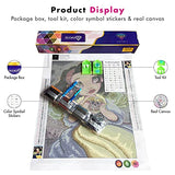 Xuan Art II Diamond Painting Kit for Adults Large Size The Princess and The Poisoned Apple Full Drill DIY Diamond Painting, Resin Pen and Pre-Cut Sticker Ready for Use (The Wishing Apple)