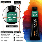 Magicdo Acrylic Paint Kit Non-Toxic Paint Supplies for Canvas Wood Ceramic Rock Painting, Art Paint for Kids Beginners Students Adults Artist Painters(24 colors×0.4oz)