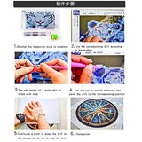 DIY 5D Diamond Painting Paint by Numbers Kits for Adult and Kids, Round Full Drill Crystal Rhinestone Embroidery Cross Stitch Arts Craft Canvas Supply for Home Wall Decor(Pikachu-1 16"X12")