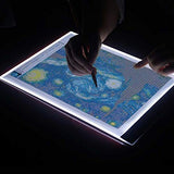 Ligtek A4 LED Light Pad for Diamond Painting - USB Powered Light Box Dimmable Brightness Light Board, Apply to Full Drill & Partial Drill 5D Diamond Painting