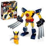 LEGO Marvel Wolverine Mech Armor 76202 Building Kit; Collectible Mech and Minifigure for Wolverine Fans Aged 7+ (141 Pieces)