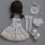 Fashion BJD Doll Full Set 1/6 Mini SD Doll 28cm Flexible Ball Jointed Dolls + Makeup + Clothes + Shoes + Wigs + Doll Accessories - Melissa