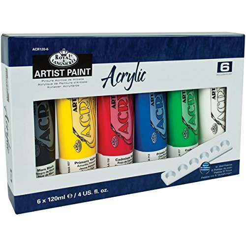 Royal & Langnickel Artist Tube Paint, 120ml, 6-Pack