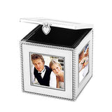 Things Remembered Personalized Silver Cube 3.5 x 3.5 Picture Frame with Engraving Included