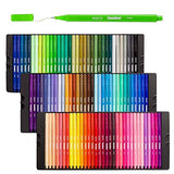 Shuttle Art Fineliner Pens, 100 Colors 0.4mm Fineliner Color Pen Set Fine Line Drawing Pen Fine Point Markers Perfect for Adult Coloring Books Drawing and Bullet Journal Art Projects