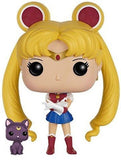 Funko POP Anime: Sailor Moon with Luna Action Figure,Multi,3.75 inches