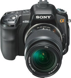 Sony Alpha A200K 10.2MP Digital SLR Camera Kit with Super SteadyShot Image Stabilization with 18-70mm f/3.5-5.6 Lens