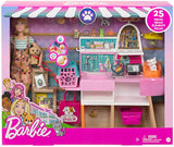 Barbie Doll (11.5-in Blonde) and Pet Boutique Playset with 4 Pets, Color-Change Grooming Feature and Accessories, Great Gift for 3 to 7 Year Olds