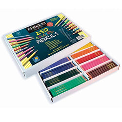 Sargent Art 250-Count Colored Pencil Class Pack, Best Buy Assortment, 22-7200