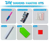 Sunflower Diamond Painting Kits for Adults - 5D Diamond Art Kits for Adults Kids Beginner, DIY Full Drill Diamond Dots Paintings with Diamonds Mason Jar Gem Art and Crafts for Adults 11.8x15.7inch