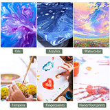 Canvas Boards for Painting Multipack 36 Pack,Stretched Canvas,Canvases for Painting,5x7, 8x10, 9x12, 11x14 Inches,Artist Painting Canvas Panel Set for Acrylic,Oil,Watercolor,8 oz Gesso-Primed