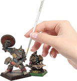 Detail Paint Brush Set - 12 Miniature Brushes for Fine Detailing & Art Painting - Acrylic,
