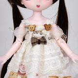 ICY Fortune Days Anime Style Ball Jointed Doll, Including Wig, Makeup, Removable Head and Replaceable Eyes and Dress, Shoes, 1/6 Scale, About 12 Inch(Jingles)