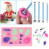 Polymer Clay Starter Kit,CiaraQ 60 Colors (1oz / Block) Oven Bake Modeling Clay, Moderately Firm, CPSC Conformed Non-Toxic Molding DIY Colorful Clay Assorted with Sculpting Tools for Kids, Beginner.