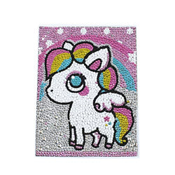 Sunormi 5D Diamond Painting Embroidery with Frame Kit Unicorn Diamond Painting Art DIY for Kids Gift Home Decor