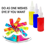 Loveablely 5 Bottles DIY One-Step Tie-Dye Kit Bundle,Classroom Pack,Party Supplies Tie Dye,Durable Cold Water Dye Pigment