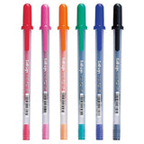 Sakura Gel Ink Ballpoint Pen, Ball Sign (Gelly Roll) 6 Color Set (PGB6)