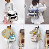 Cute Bags For School Kawaii Japanese Bag Multifunction Laptop,Aesthetic Backpacks for Teen Girls Kids Messenger Lunch Totes