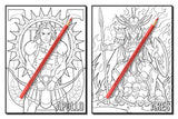 Greek Mythology: An Adult Coloring Book with Powerful Greek Gods, Beautiful Greek Goddesses, Mythological Creatures, and the Legendary Heroes of Ancient Greece