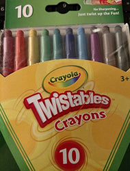 Crayola 52-9715 Twistable Crayons, 10 Count