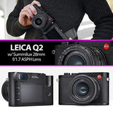 Leica Q2 Digital Camera with Summilux 28mm f/1.7 ASPH. Lens - Starter Kit