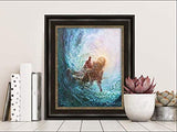Yongsung Kim - The Hand of God Painting - Jesus Reaching Into Water - 11" x 14" Print from HavenLight