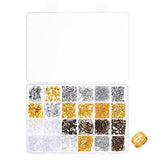 Paxcoo 2400Pcs Earring Making Supplies Kit with 24 Style Earring Hooks, Earring Backs, Earrings