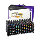 Prismacolor 3722 Premier Double-Ended Art Markers, Fine and Chisel Tip, 72-Count & Premier Colored Pencils, Soft Core, 72 Pack