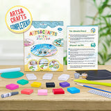 DIY Craft Kits Jewelry Dish Making Arts and Crafts for Girls Ages 8-12 Clay Art Projects Crafts for Kids - Teen Girl Gifts Creative Birthday Gift Ideas