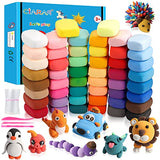 CiaraQ Air Dry Clay, 50+50 Colors Magic Ultra Light Foam DIY Modeling Clay, Safe & Non-Toxic, Easy to use, Great Gift for Kids