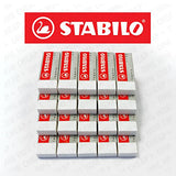 Stabilo Legend Plastic Eraser - White - Box of 20