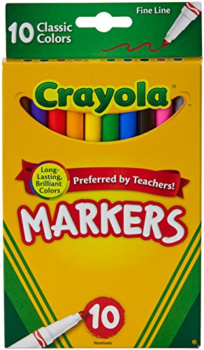 Crayola 10 Ct Fine Line Markers