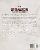 The Leatherworking Starter Handbook: Beginner Friendly Guide to Leather Crafting Process, Tips and Techniques (DIY)