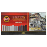 Koh-i-noor Gioconda - 12 Square Hard Pastels - Special Shades. 8122G