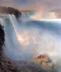 Frederic Edwin Church Niagara Falls from the American Side - 20" x 25" Premium Canvas Print