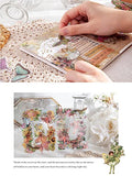 Vintage Fairy Stickers for for Journaling, 180Pcs Transparent Flower Fairy Stickers for Scrapbook Junk Journal Supplies Bullet Journaling DIY Crafts Album Phone Cases Laptops Calendars Notebook (NO.1)