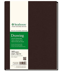 Strathmore STR-465-8 160 Sheet No 80 Recycled Draw Art Journal, 8.5 by 11"