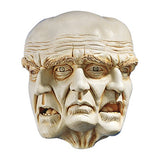 Design Toscano DB51037 Faces of a Nightmare Gothic Wall Sculpture, 10 Inch, Polyresin, Ancient Ivory