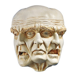 Design Toscano DB51037 Faces of a Nightmare Gothic Wall Sculpture, 10 Inch, Polyresin, Ancient Ivory