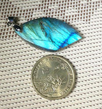 1 Pcs Hand Carved Free Form Shape Blue Light Natural Labradorite Gemstone Jewellery Pendant ,DIY