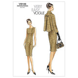 Vogue Patterns V8146 Misses' Petite Jacket and Dress, Size EE (14-16-18-20)