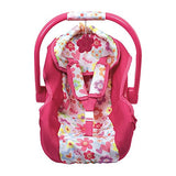 Adora Baby Doll Car Set in Pink Flower Print for Baby Dolls up to 20"