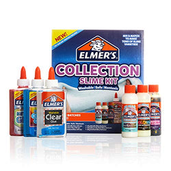 Elmer’S Collection Slime Kit | Supplies Include Glow in The Dark Magical Liquid Slime Activator, Metallic Magical Liquid, Confetti Magical Liquid, Translucent Glue, Metallic Glue, Clear Glue, 6 Count