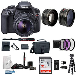 Canon EOS Rebel T6 Digital Camera: 18 Megapixel 1080p HD Video DSLR Bundle With Wide Angle 18-55 MM