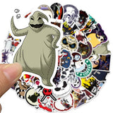 Nightmare Before Christmas Stickers, Halloween Theme Stickers 50 Pcs, Cute Vinyl Waterproof Stickers Decal for Laptop, Water Bottles, Notebooks, Skateboard and Guitar