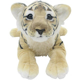 TAGLN The Jungle Animals Stuffed Plush Toys Tiger Leopard Panther Lioness Pillows (Brown Tiger, 16 Inch)