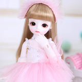 Y&D 1/6 BJD Doll SD Dolls Ball Jointed Doll Full Set Clothes Makeup Custom DIY Toy Gift for Girls,A