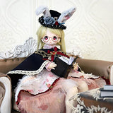 ICY Fortune Days 2nd Generation 1/4 Scale Anime Style 16 Inch BJD Ball Jointed Doll Full Set Including Wig, 3D Eyes, Clothes, Shoes, for Children Age 8+(Rabbit)