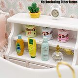 Odoria 1:12 Miniature Toilet Paper Rolls Shampoo Perfume Bottle Dollhouse Bathroom Furniture Accessories