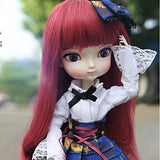 Toygogo Close Fitting Skirt with Frilly Lace Sleeves Shirt Outfit for 1/6 MSD BJD Doll